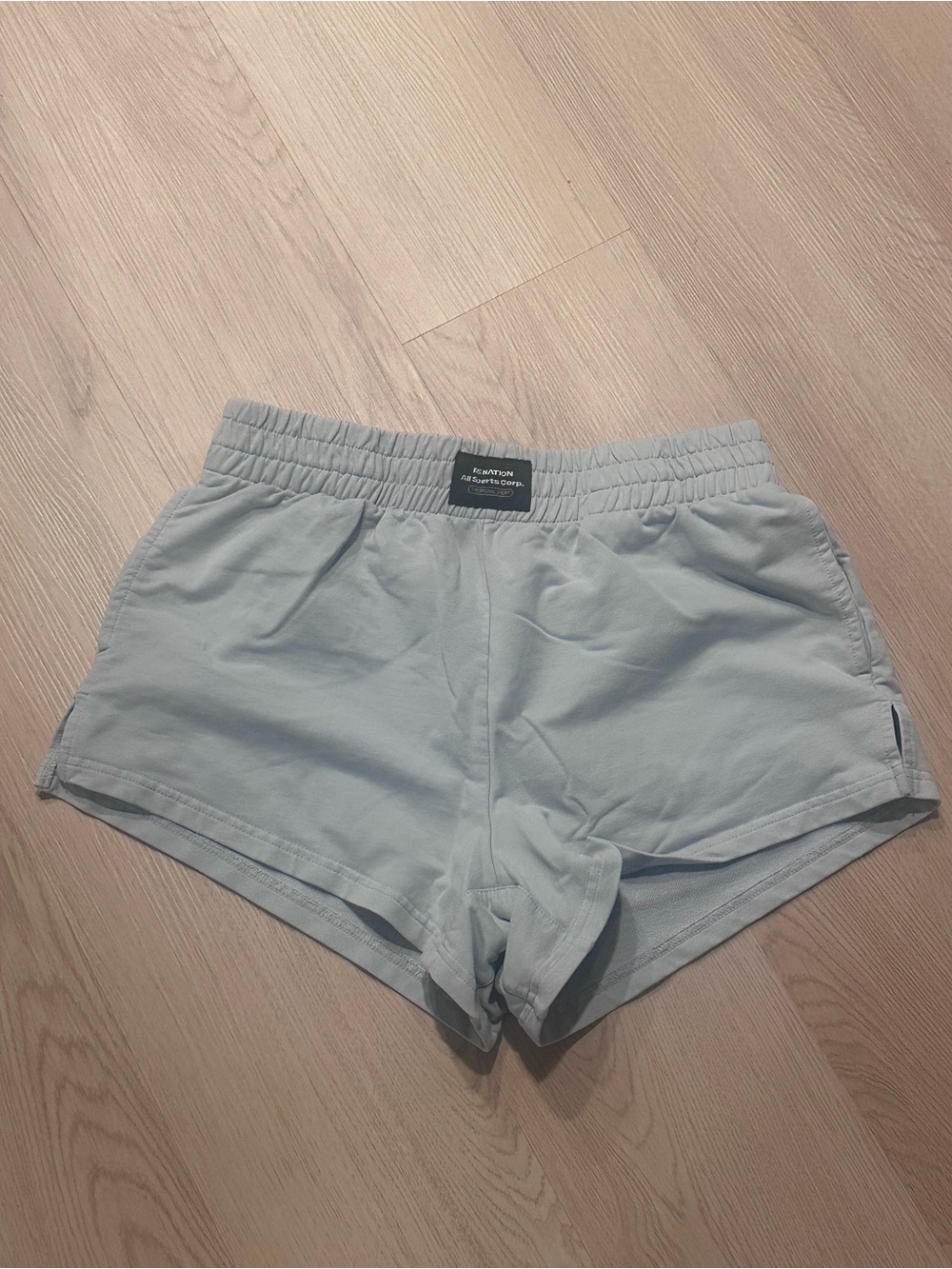 Women’s Light Blue Athletic Lounge Shorts
